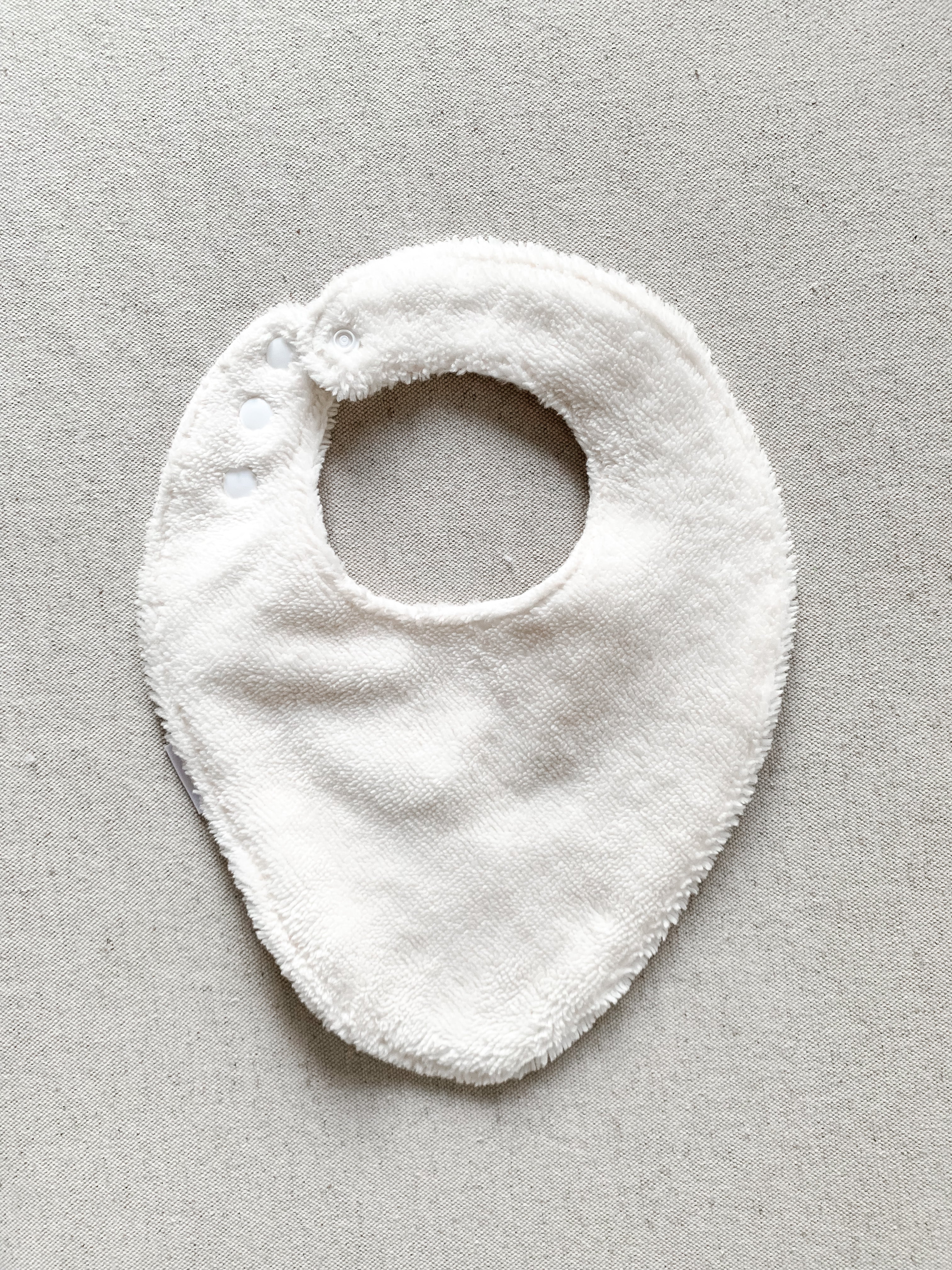 Bavoir Rayé beige