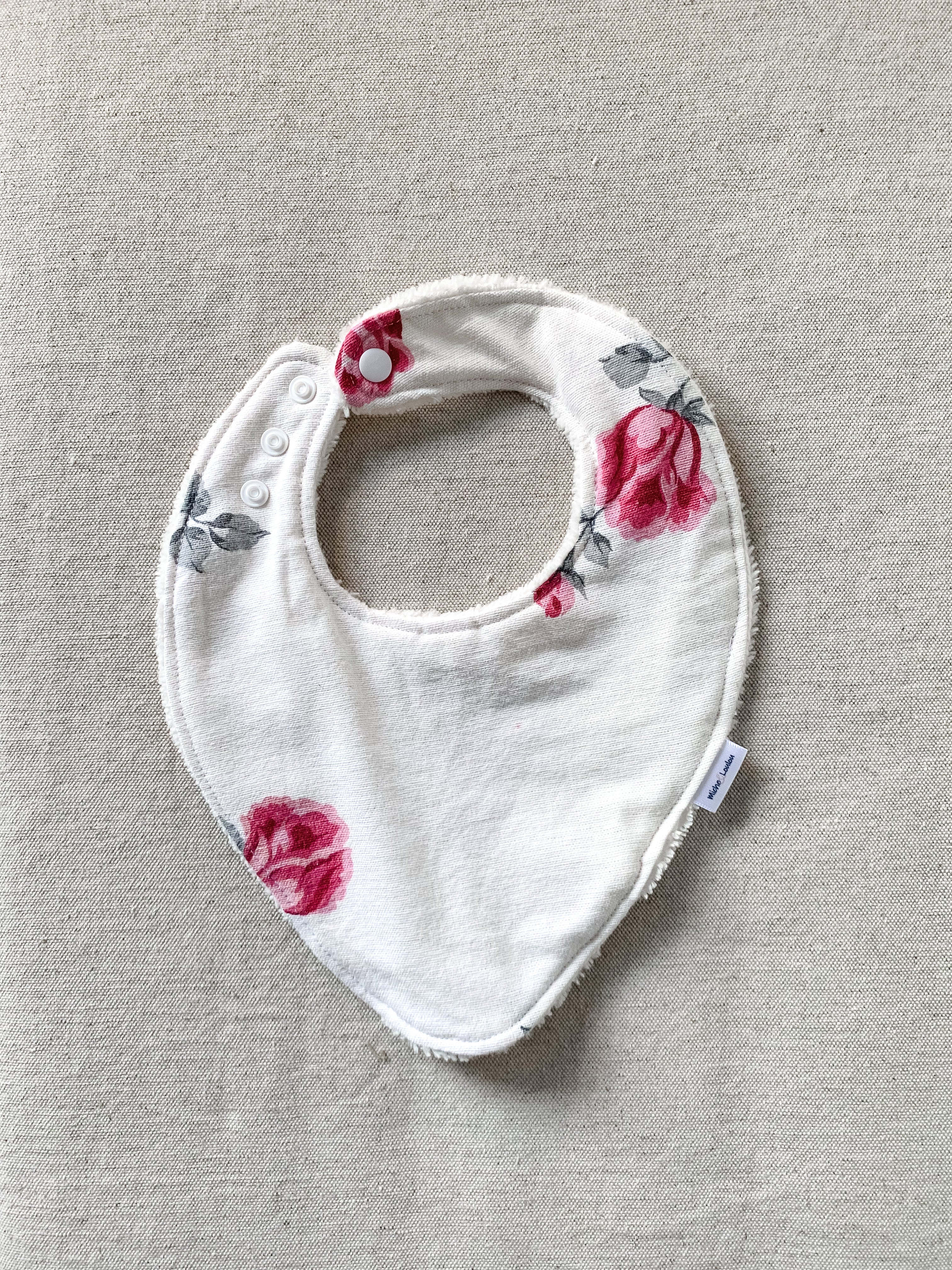Bavoir Rose